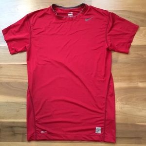 Nike Pro Tight Tee Compression Athletic Red XXL